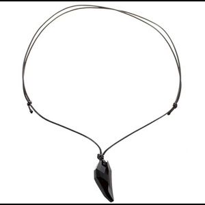 Crystal Wolf Tooth Necklace